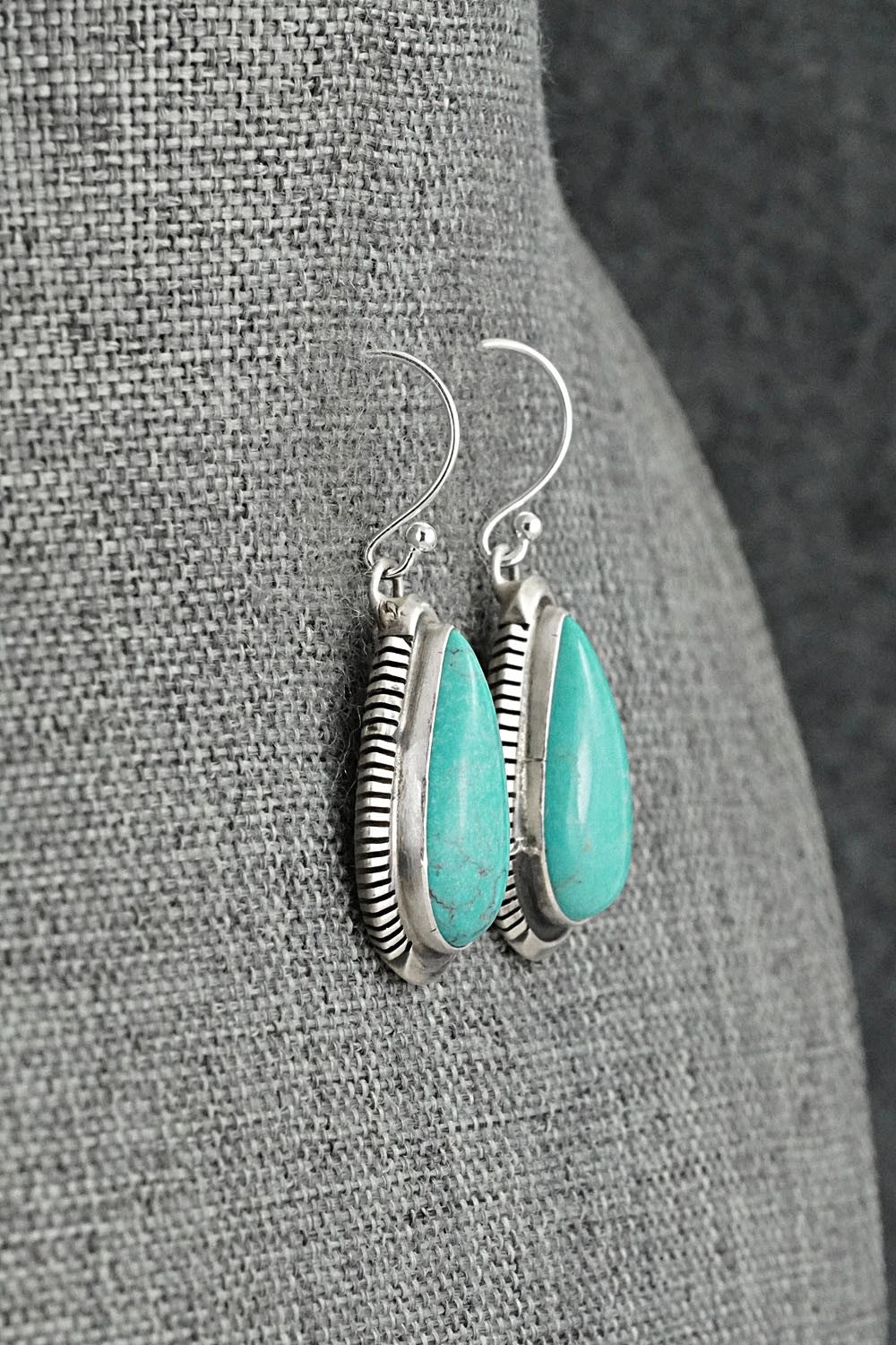 Turquoise & Sterling Silver Earrings - Thomas Francisco