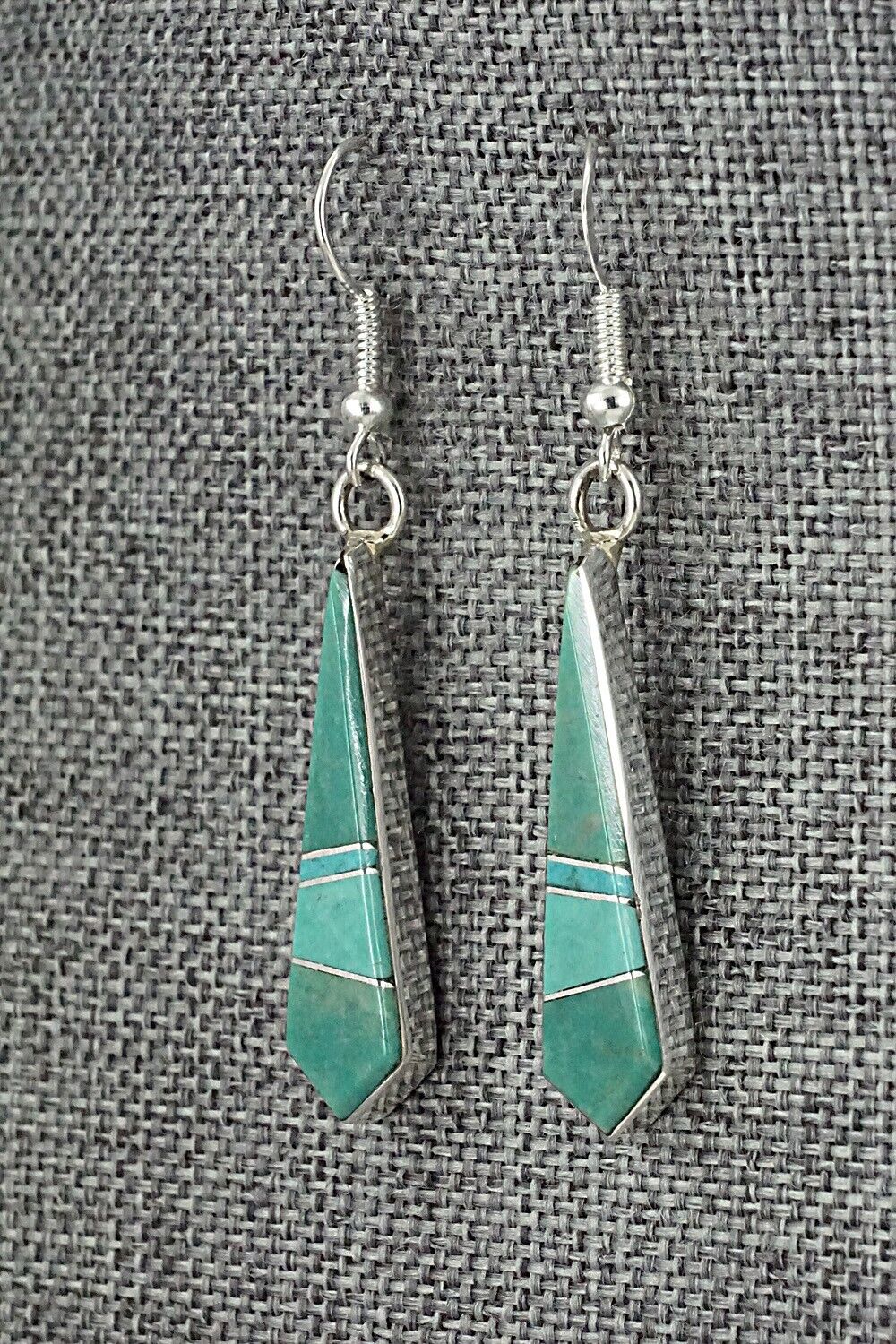 Turquoise & Sterling Silver Earrings - Marilyn Yazzie