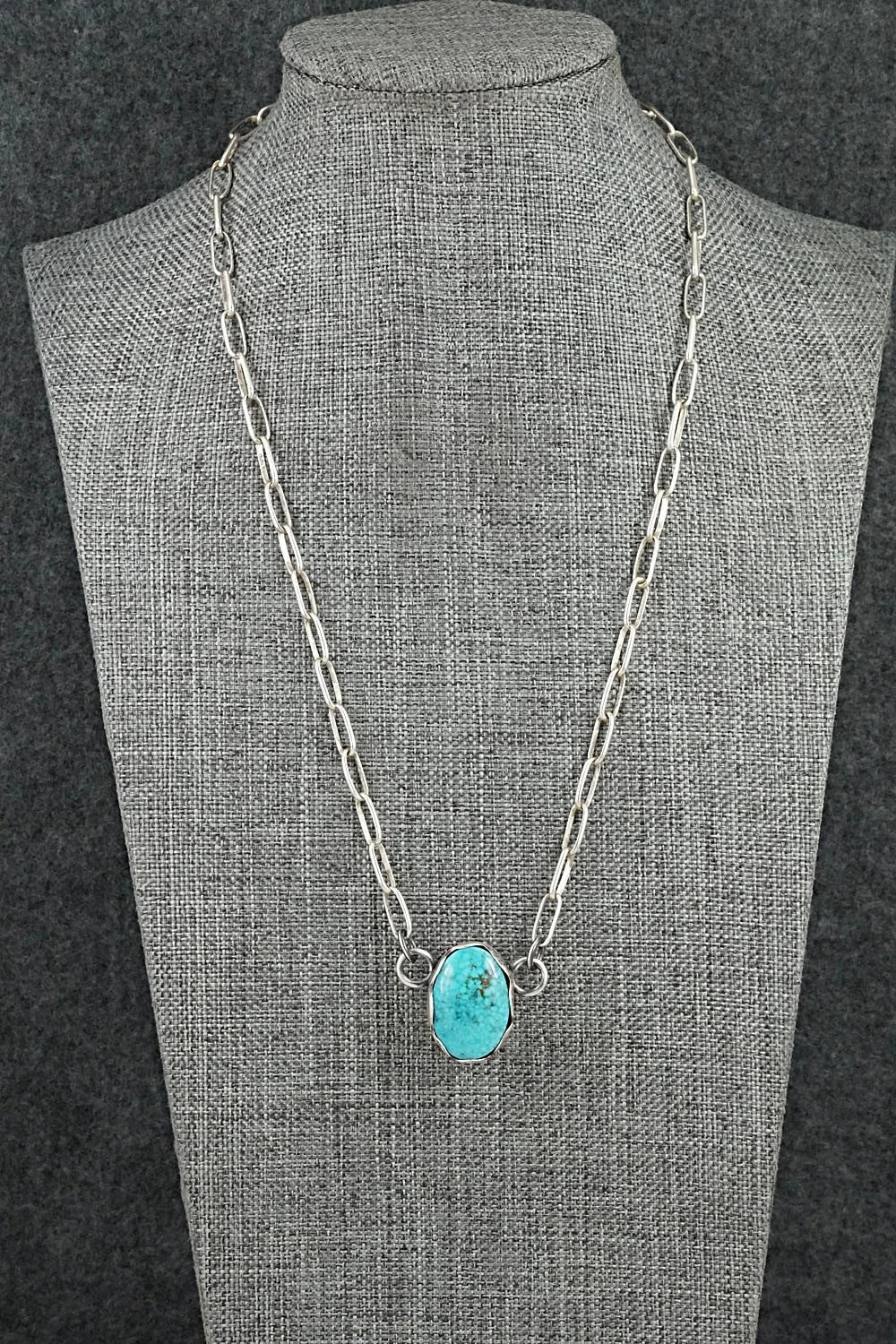 Turquoise & Sterling Silver Necklace - Randy Boyd