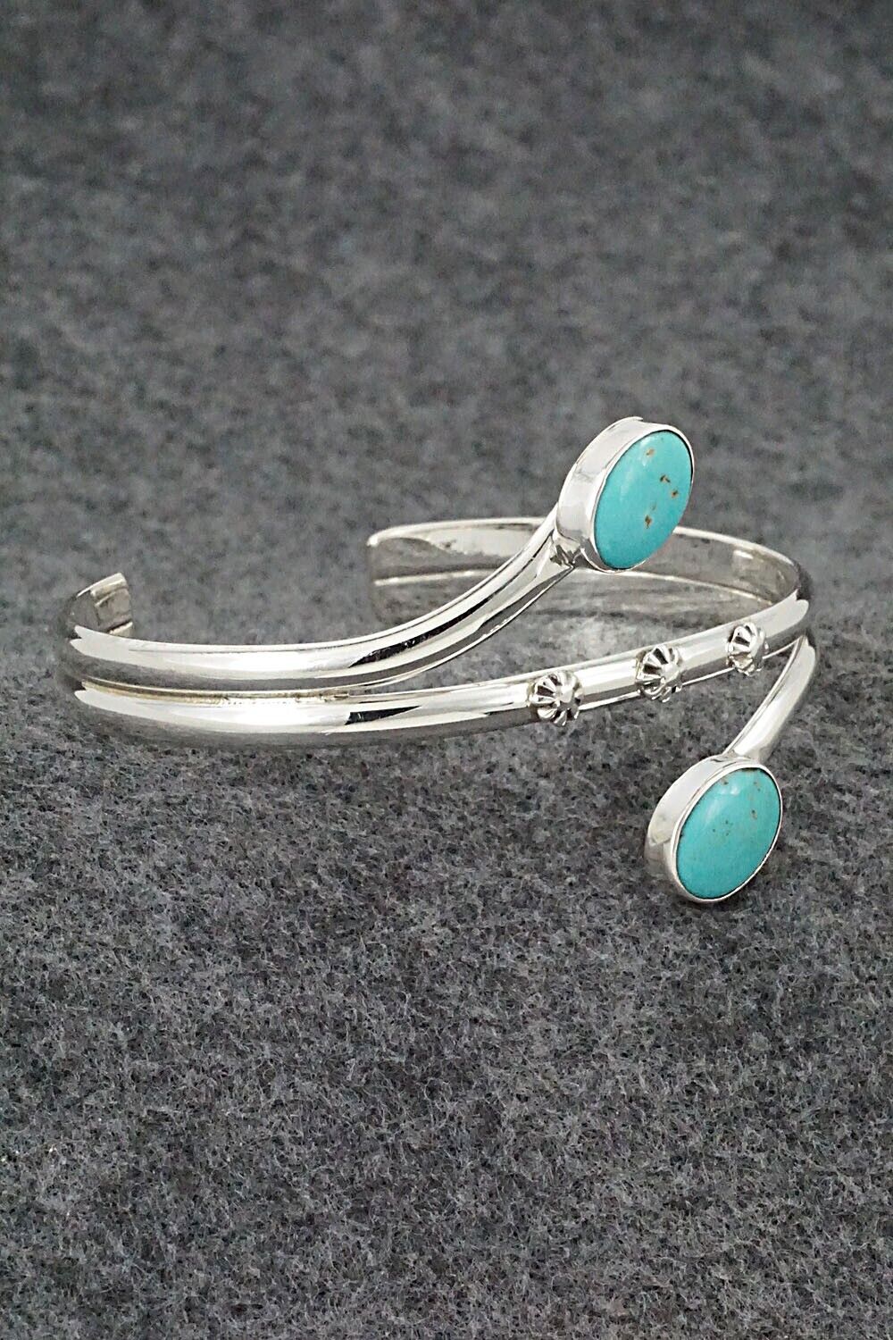 Turquoise & Sterling Silver Bracelet - Thomas Yazzie
