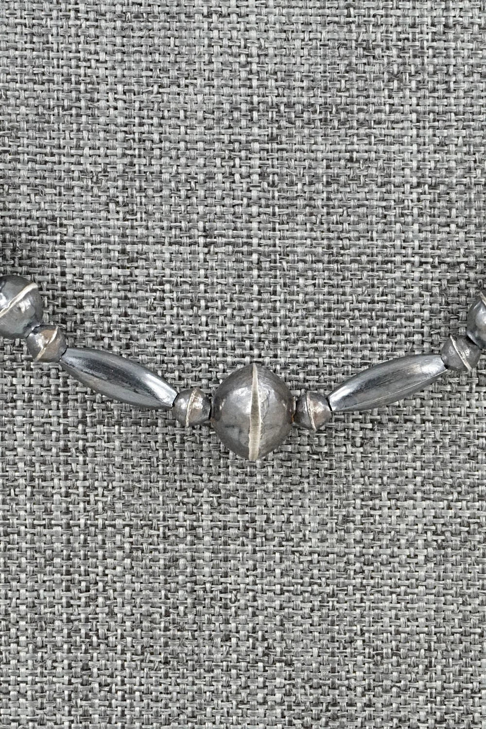 Sterling Silver Navajo Pearl Necklace 18" - Vintage