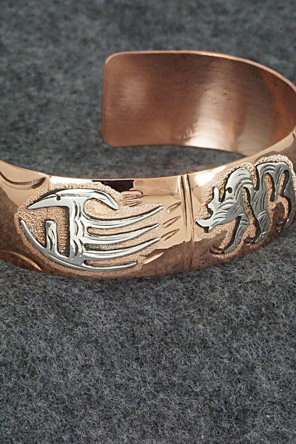Copper & Sterling Silver Bracelet - Charlene Begay