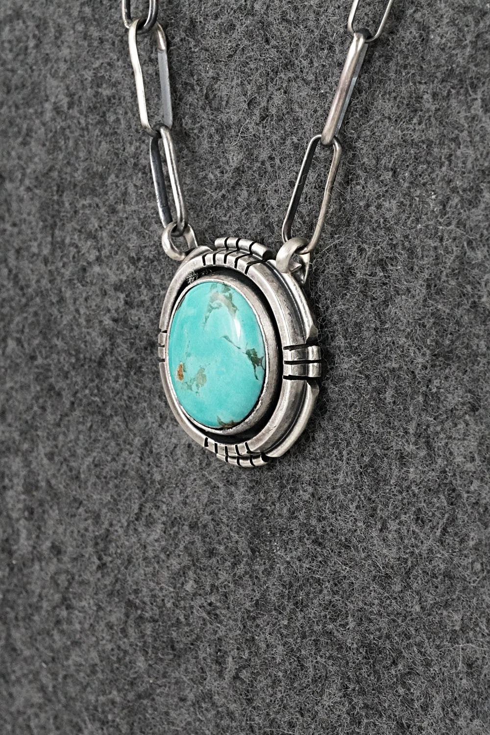 Turquoise & Sterling Silver Necklace - Daniel Benally