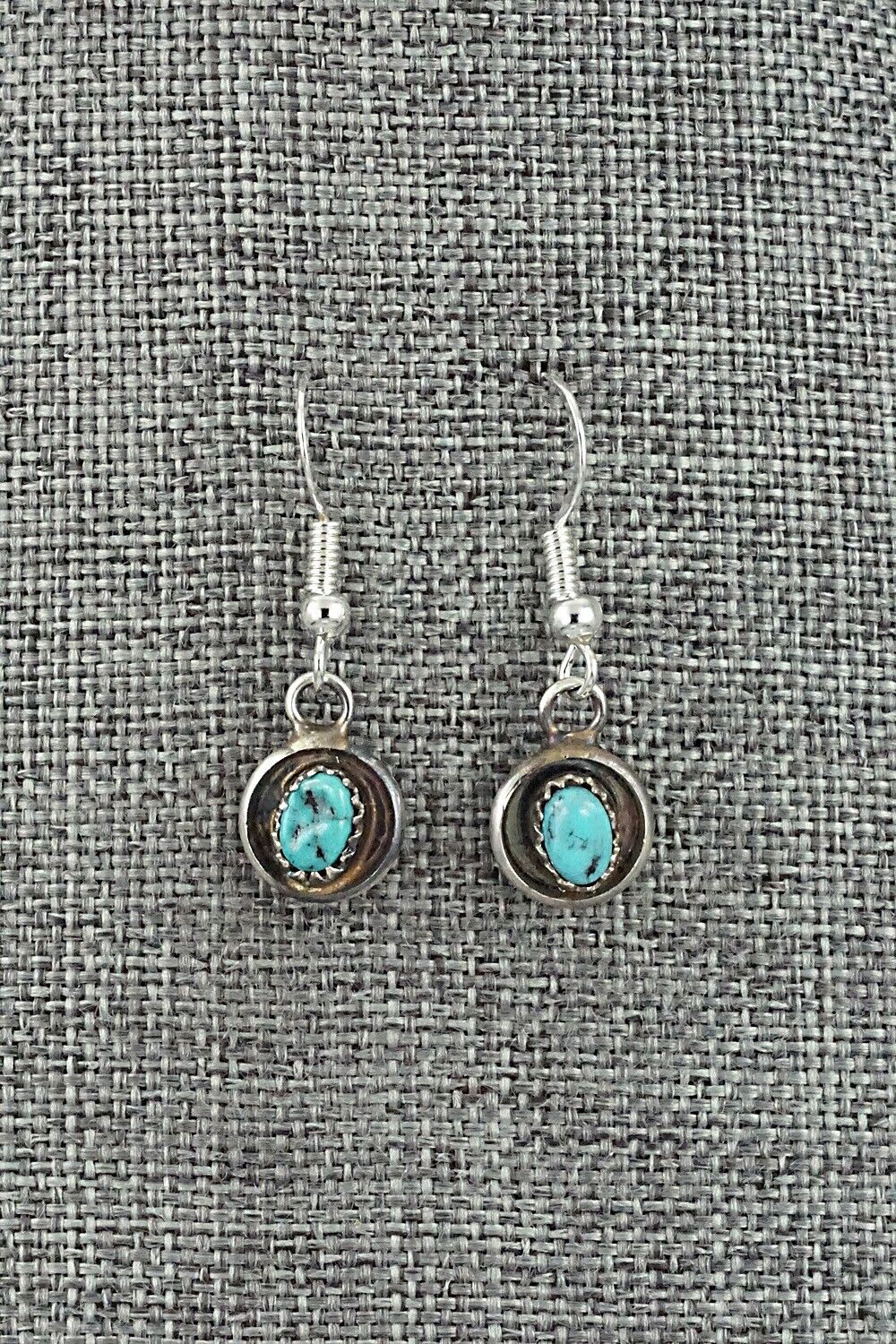 Turquoise & Sterling Silver Mini Squash Blossom Set - Phil Garcia