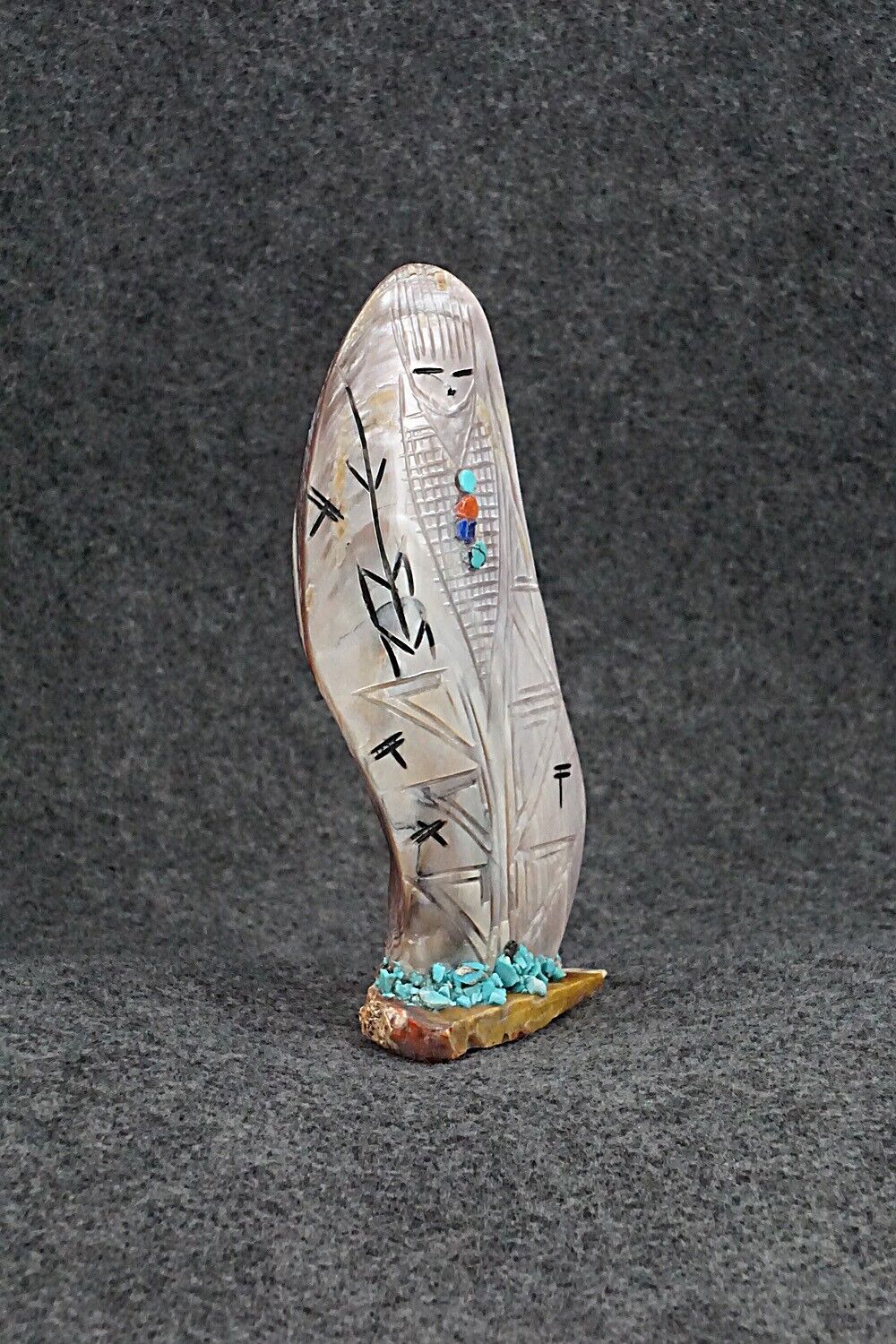 Corn Maiden Zuni Fetish Carving - Gloria Chattin