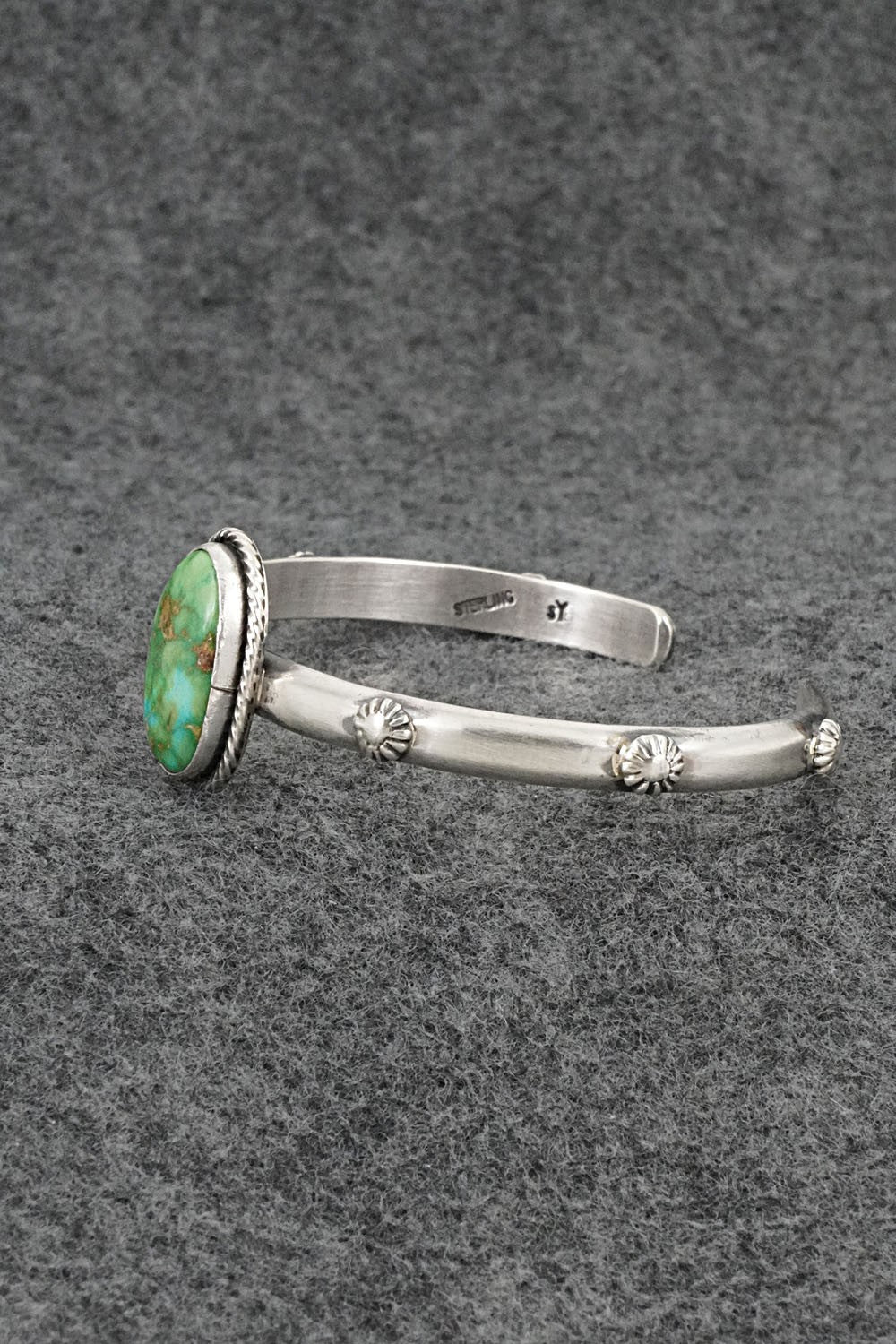 Turquoise & Sterling Silver Bracelet - Samuel Yellowhair