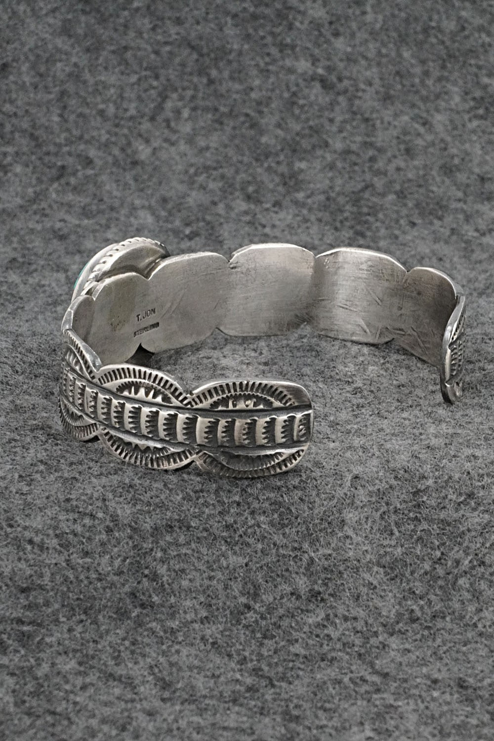 Turquoise & Sterling Silver Bracelet - Tillie Jon