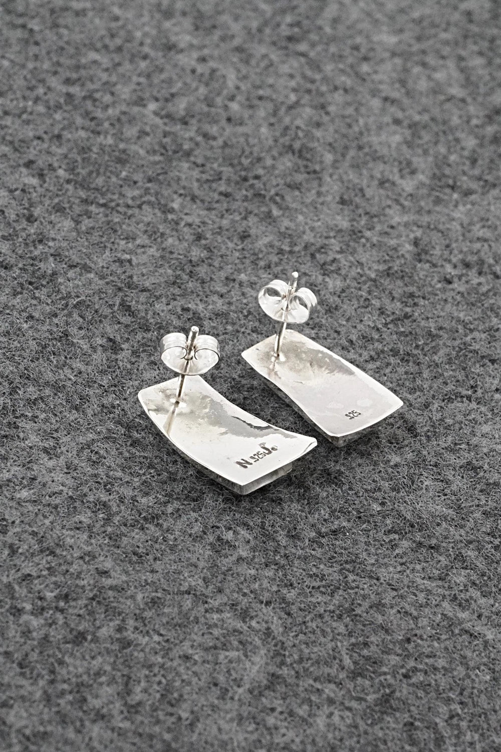 Opalite & Sterling Silver Earrings - Nathaniel Johnson