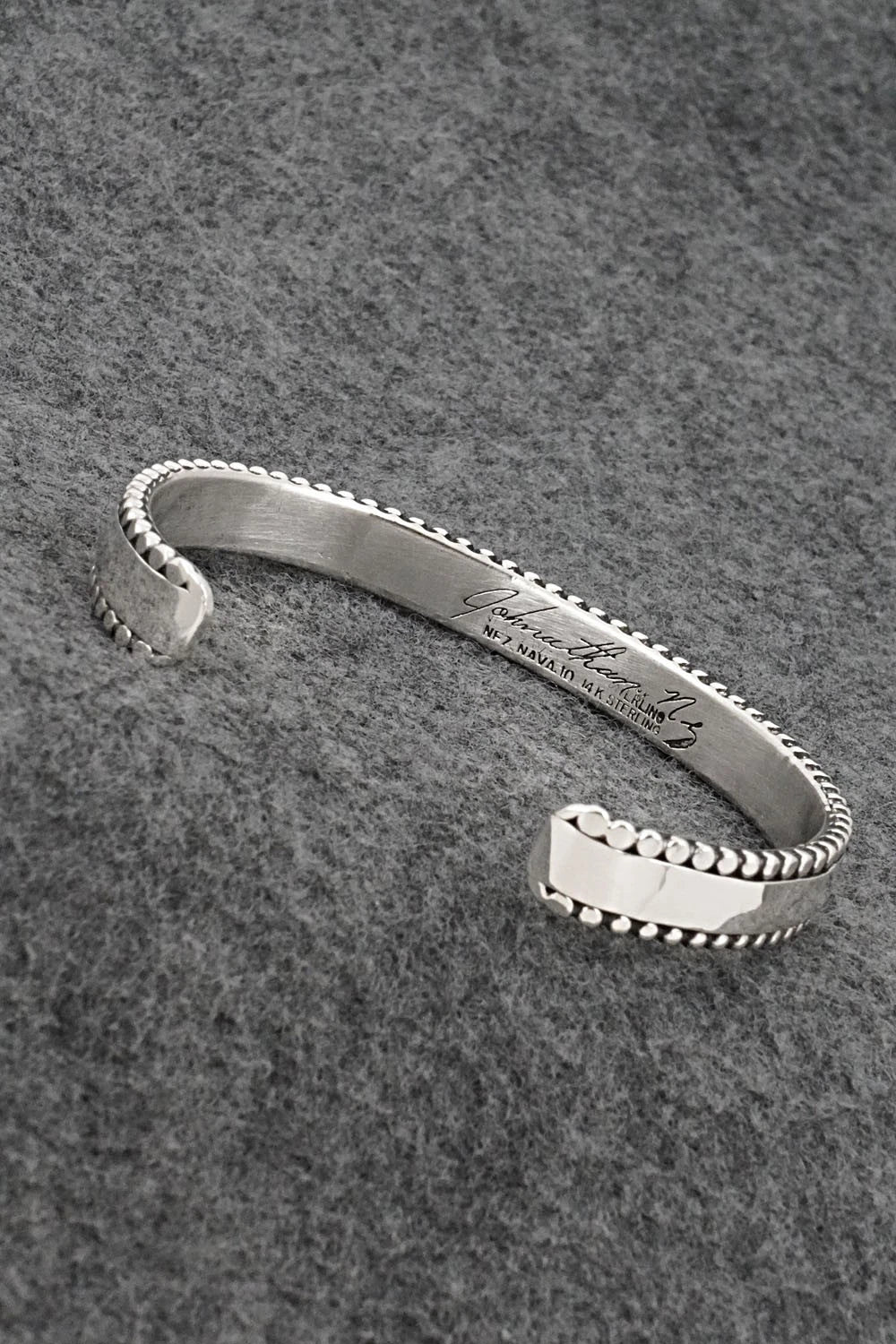 Sterling Silver and 14k Gold Bracelet - Jonathan Nez