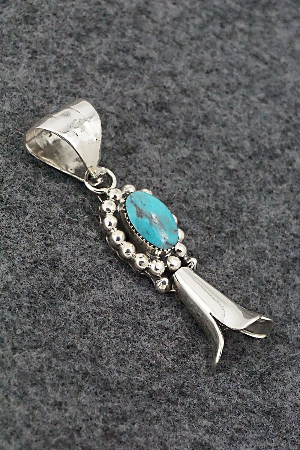 Turquoise & Sterling Silver Pendant - Patsy Lee