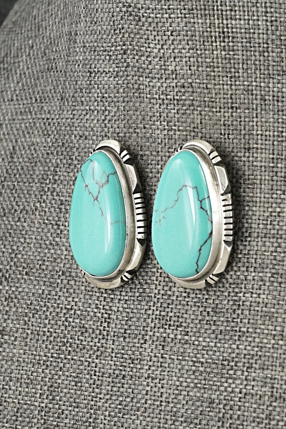 Turquoise & Sterling Silver Earrings - Thomas Francisco