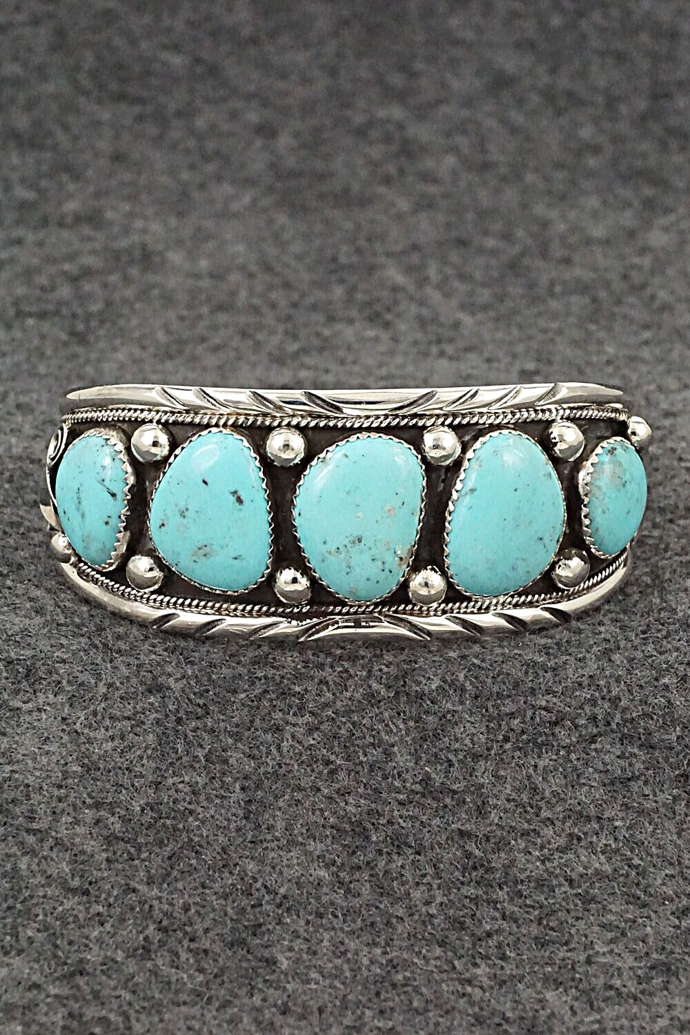 Turquoise & Sterling Silver Bracelet - Davey Morgan