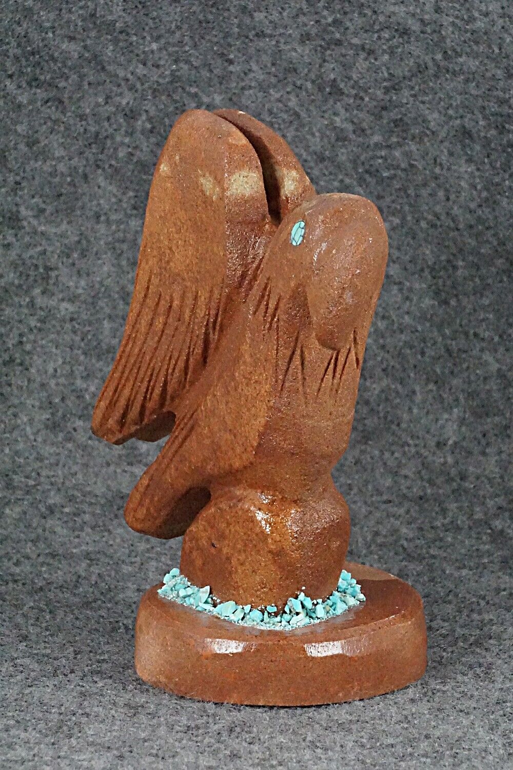 Eagle Zuni Fetish Carving - Daniel Chattin