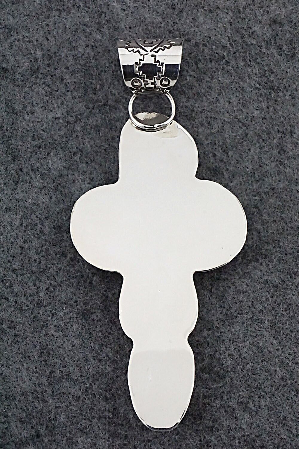 White Buffalo & Sterling Silver Pendant - Maria Bahe