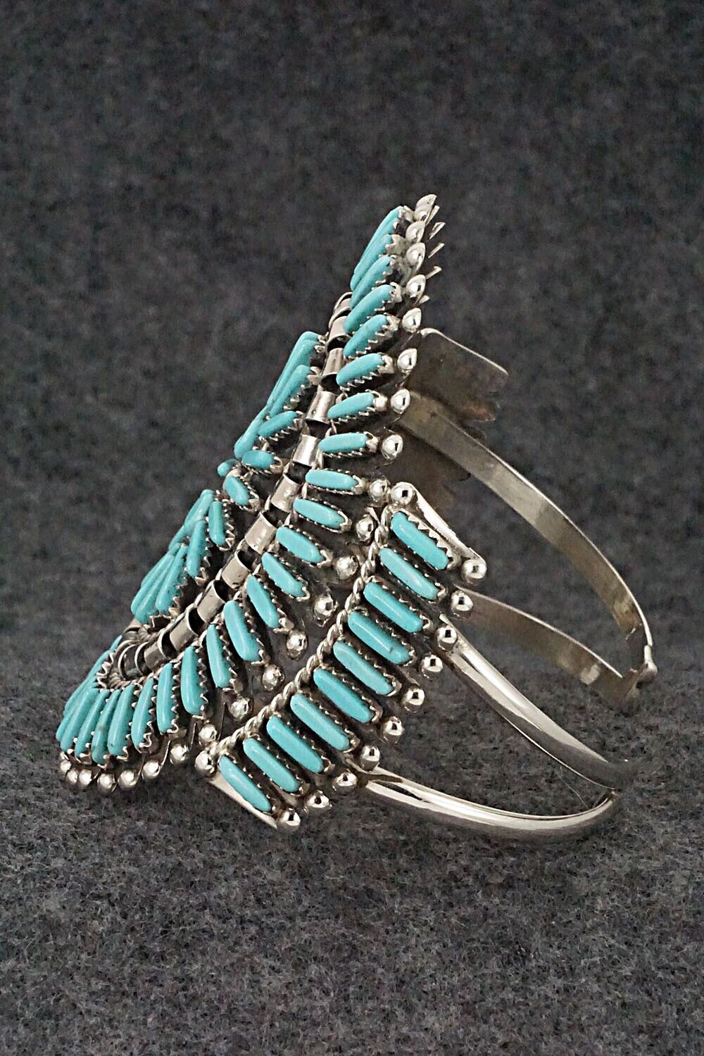 Turquoise & Sterling Silver Bracelet - Charlie John