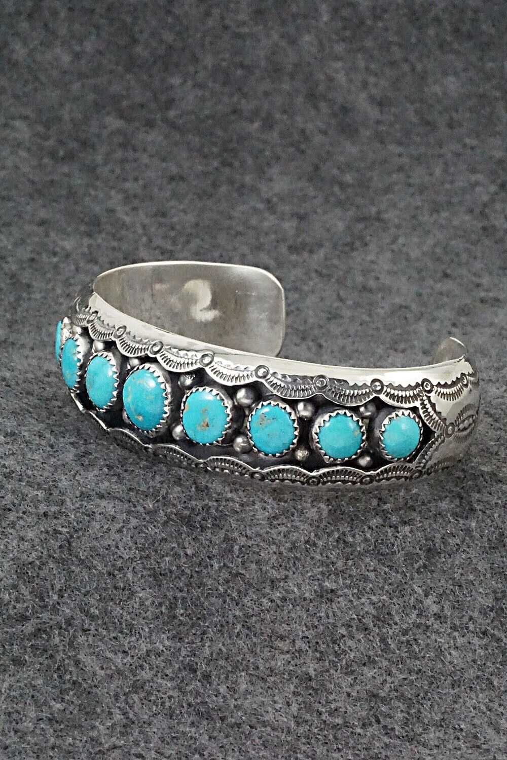 Turquoise & Sterling Silver Bracelet - Wilbert Muskett Sr.