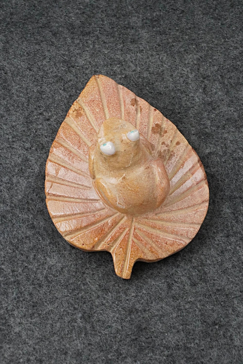 Frog Zuni Fetish Carving - Freddie Leekya
