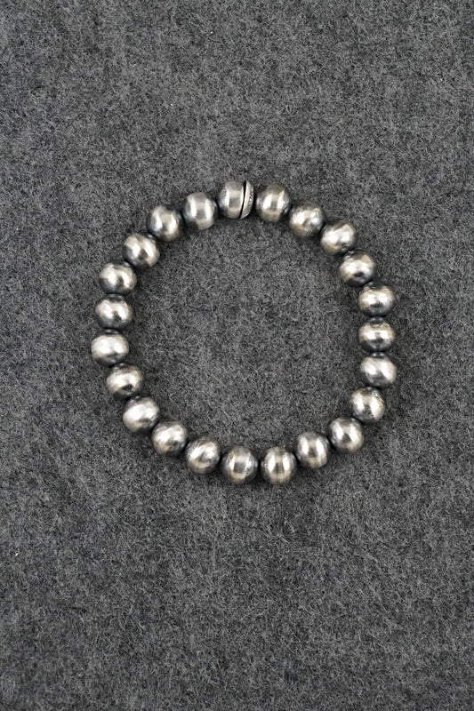 Sterling Silver Navajo Pearl Bracelet - Bryannen Halwood