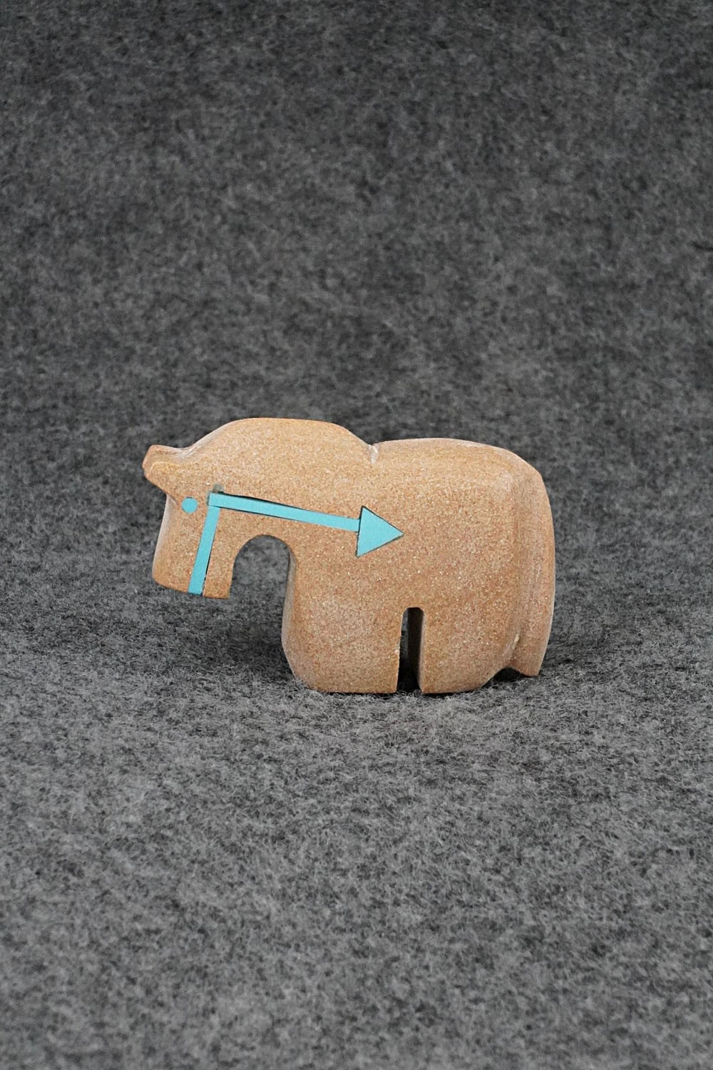 Horse Zuni Fetish Carving - Bernard Laiwakete