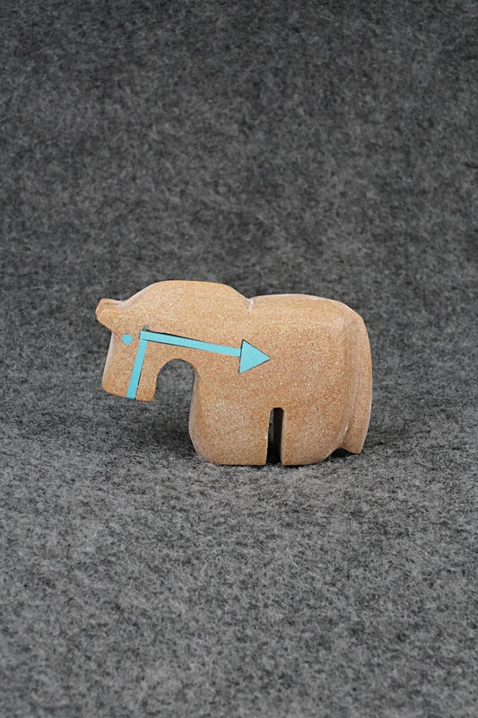 Horse Zuni Fetish Carving - Bernard Laiwakete