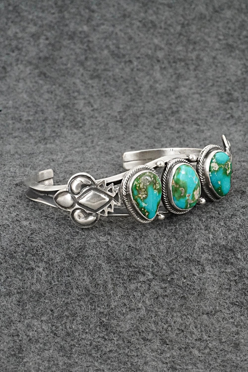Turquoise & Sterling Silver Bracelet - Sharon McCarthy