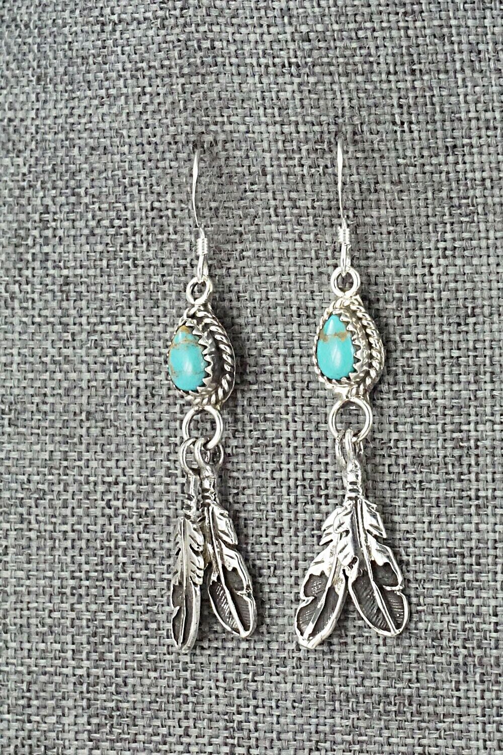 Turquoise & Sterling Silver Earrings - Sharon McCarthy