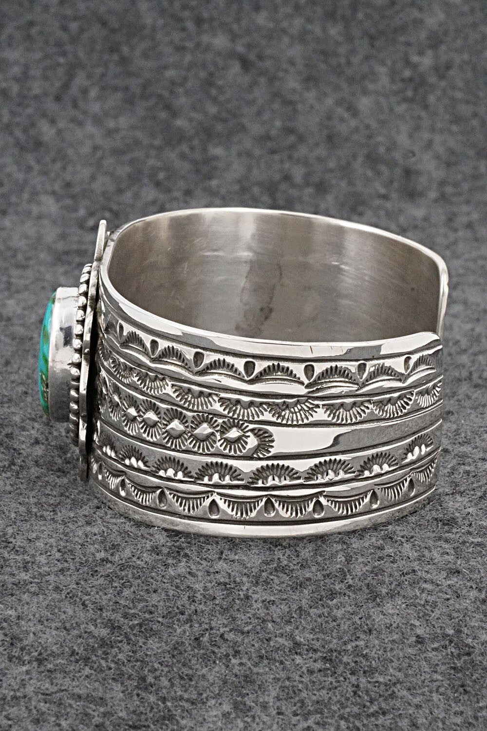 Turquoise & Sterling Silver Bracelet - Eula Wylie
