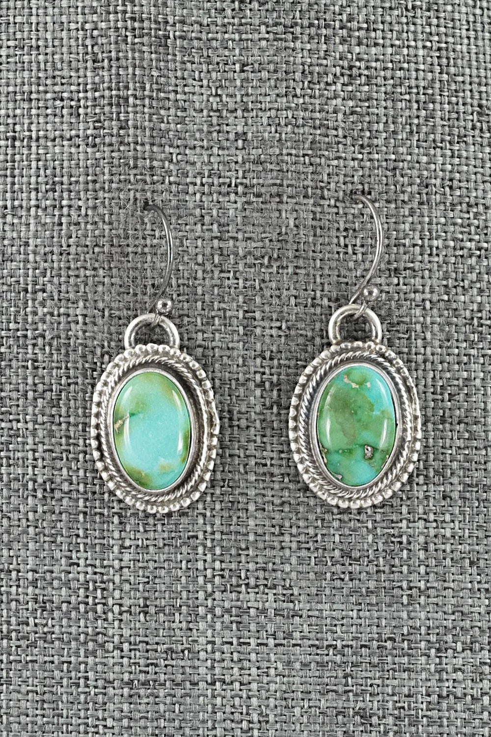 Turquoise & Sterling Silver Necklace and Earrings Set - Kathleen Livingston