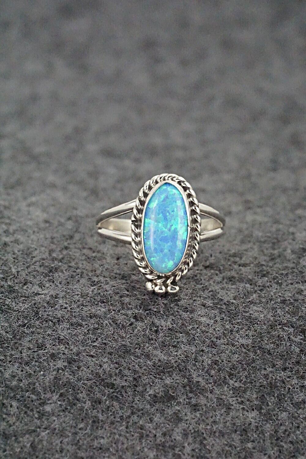 Opalite & Sterling Silver Ring - Jan Mariano - Size 5.5