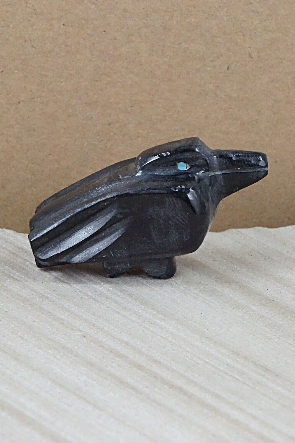Crow Zuni Fetish Carving - Tim Lementino