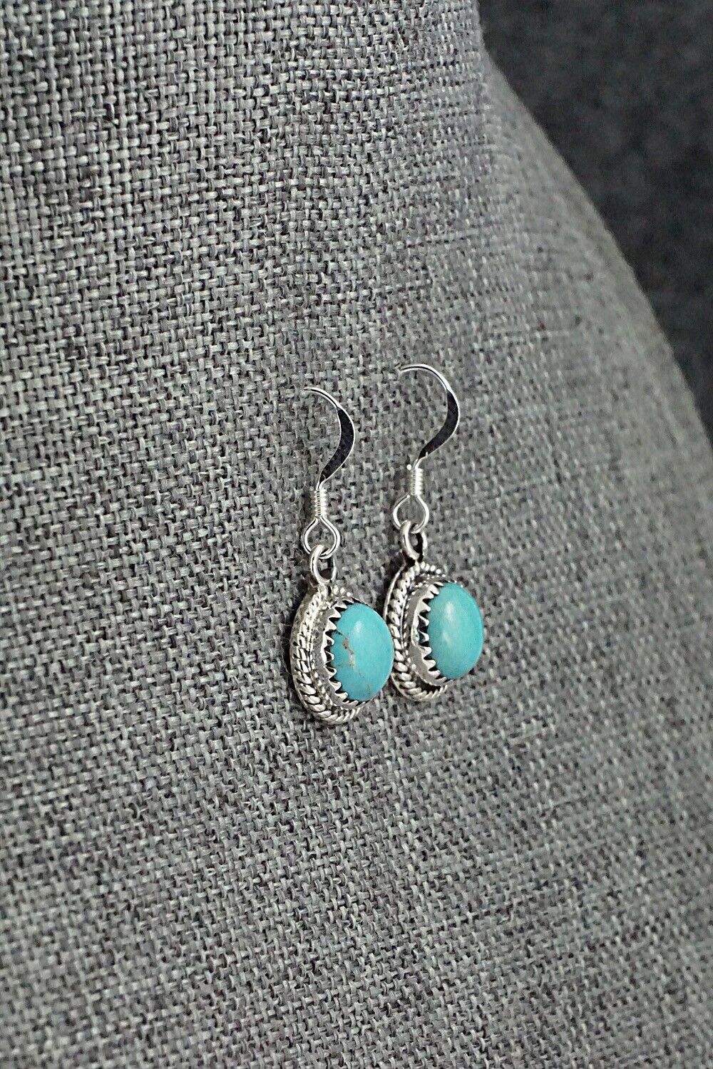 Turquoise & Sterling Silver Earrings - Sharon McCarthy