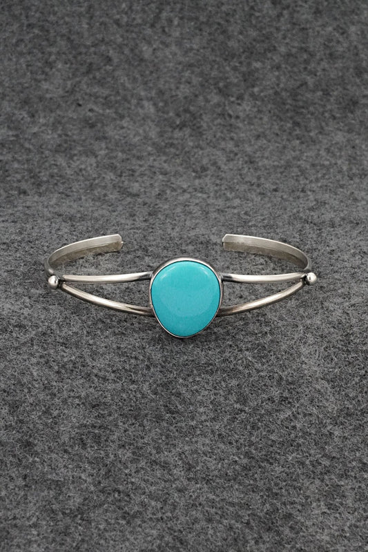 Turquoise & Sterling Silver Bracelet - Rena Begay