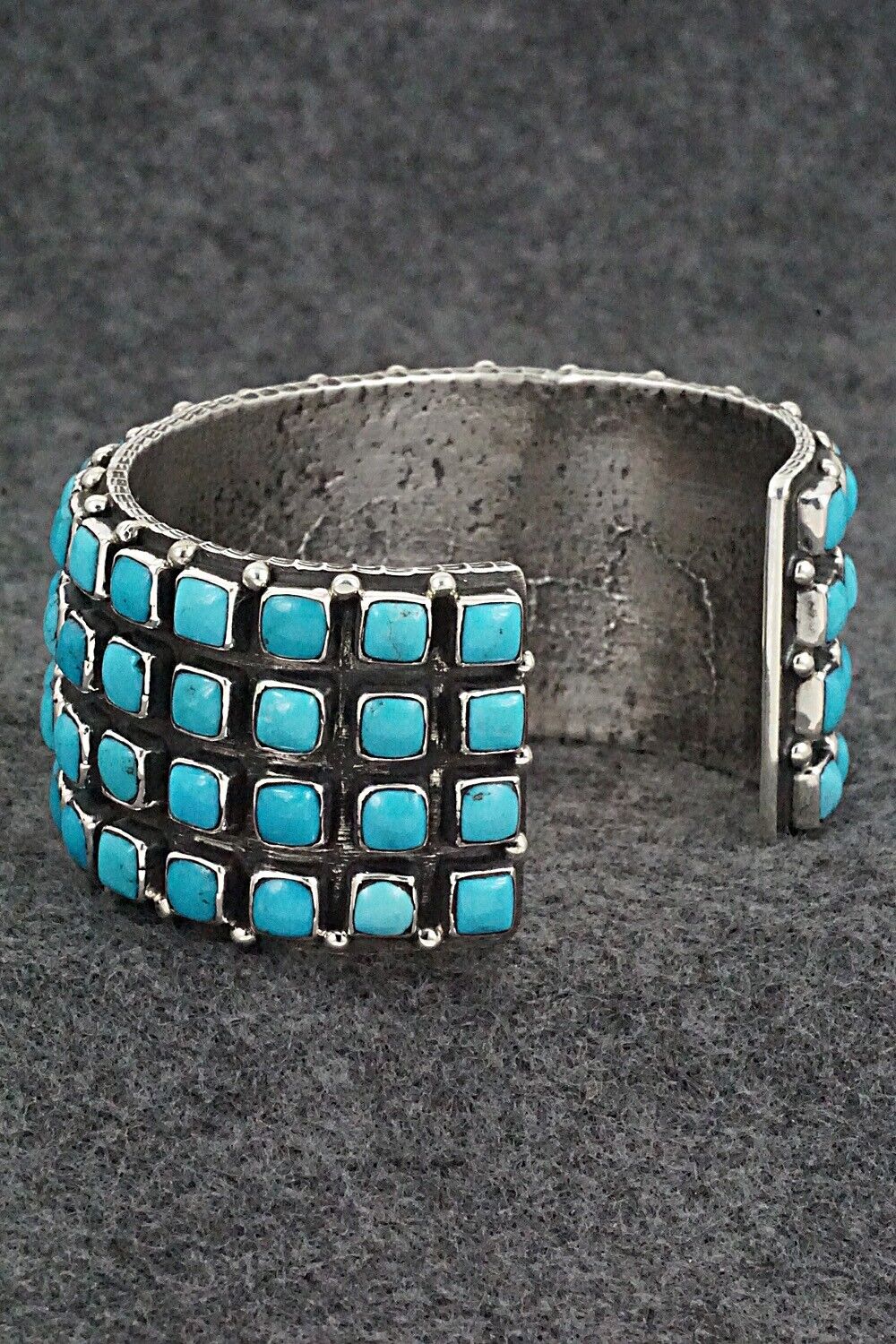 Turquoise & Sterling Silver Bracelet - Ernest Rangel