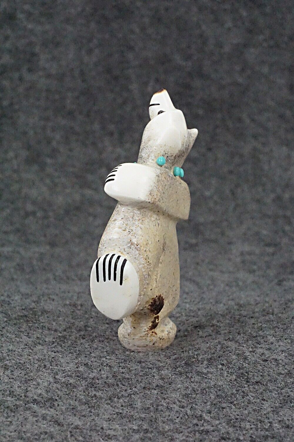 Dancing Bear Zuni Fetish Carving - Claudia Peina