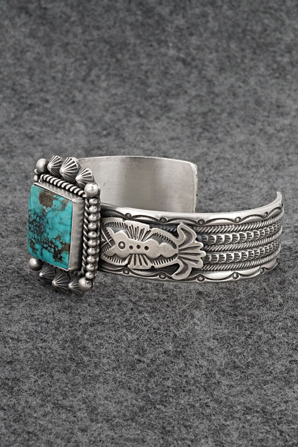 Turquoise & Sterling Silver Bracelet - Michael Calladitto