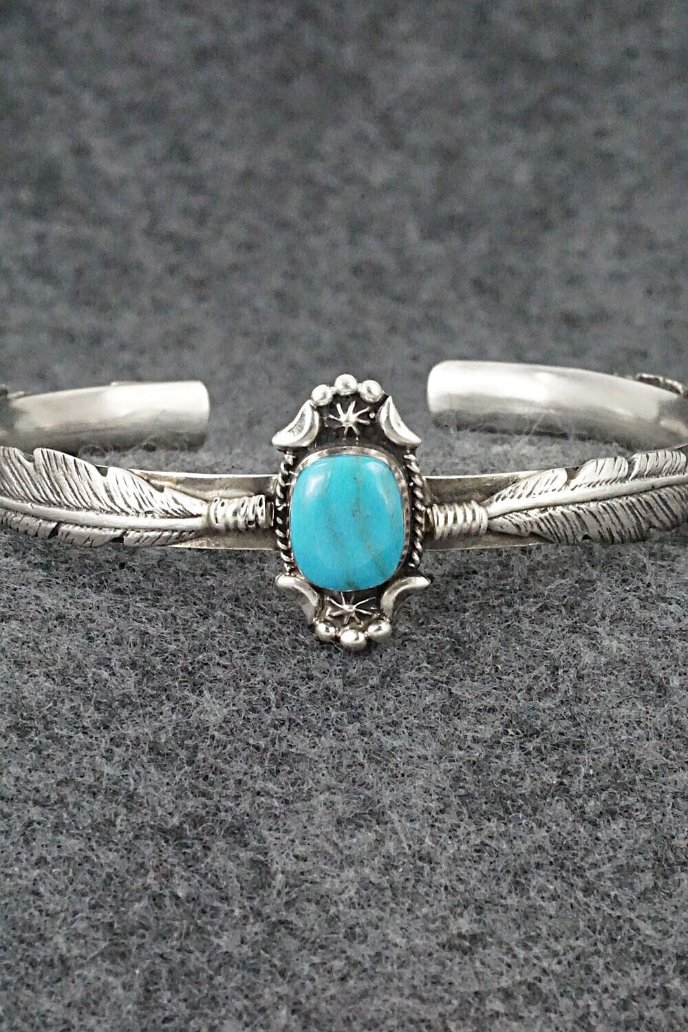 Turquoise & Sterling Silver Bracelet - Bobby Platero