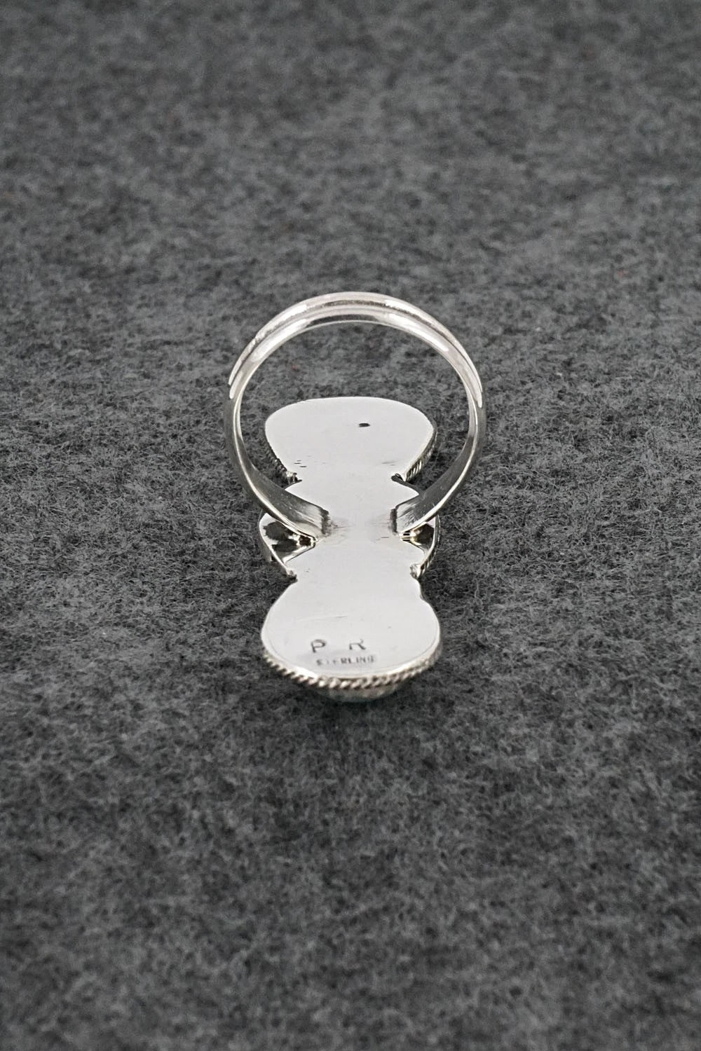 Turquoise & Sterling Silver Ring - Priscilla Reeder - Size 8