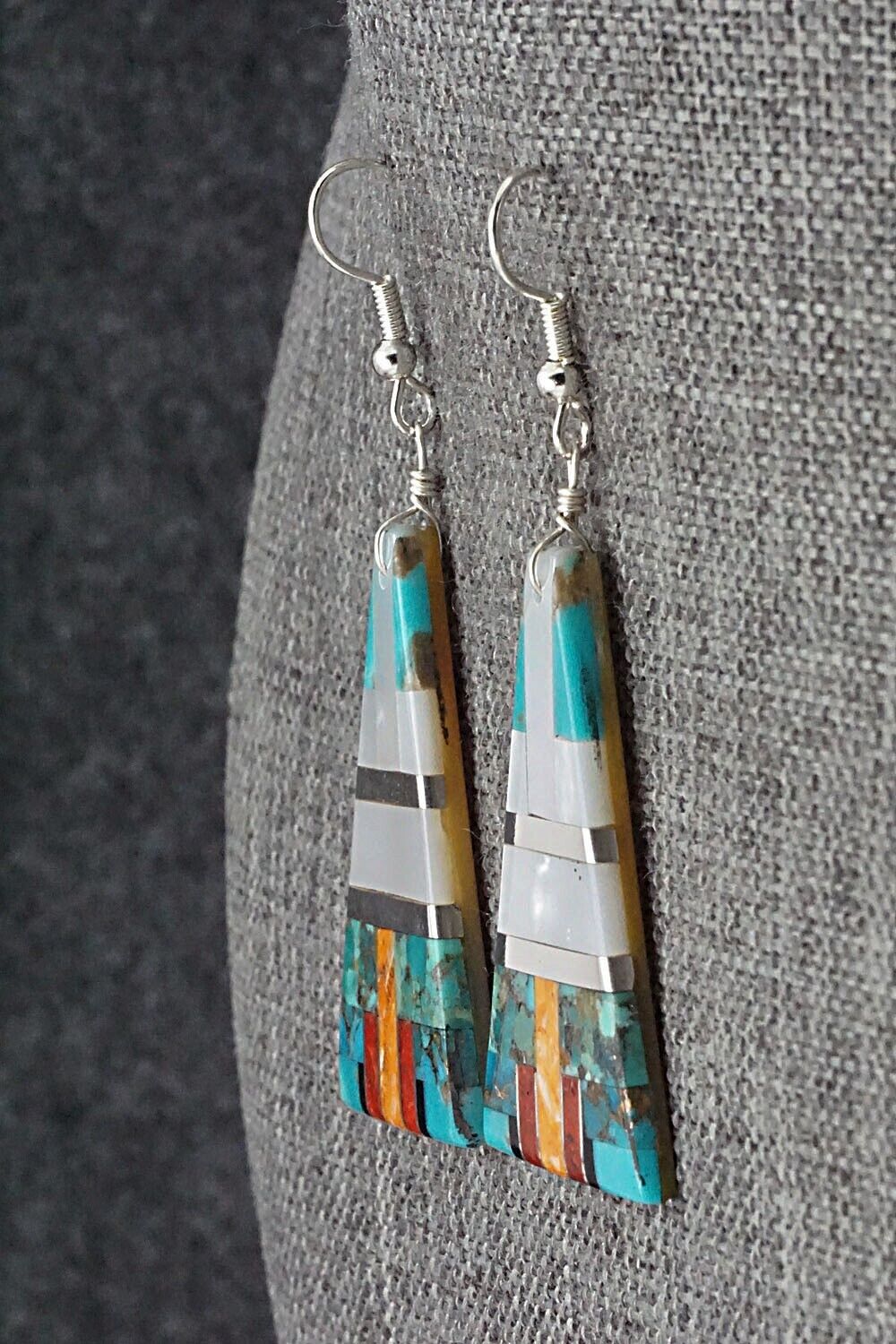 Multi-Stone & Sterling Silver Earrings - Daniel Coriz