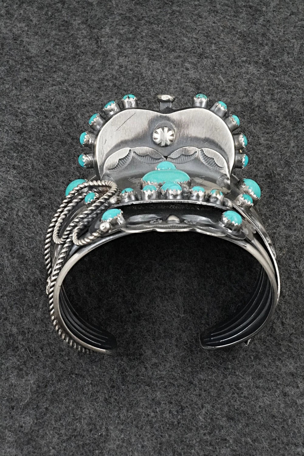 Turquoise & Sterling Silver Bracelet - Tim Yazzie