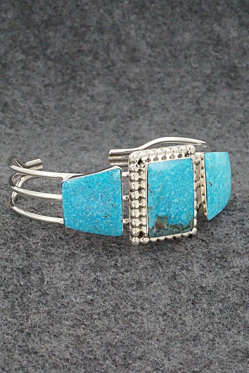 Turquoise & Sterling Silver Bracelet - Irvin Tsosie