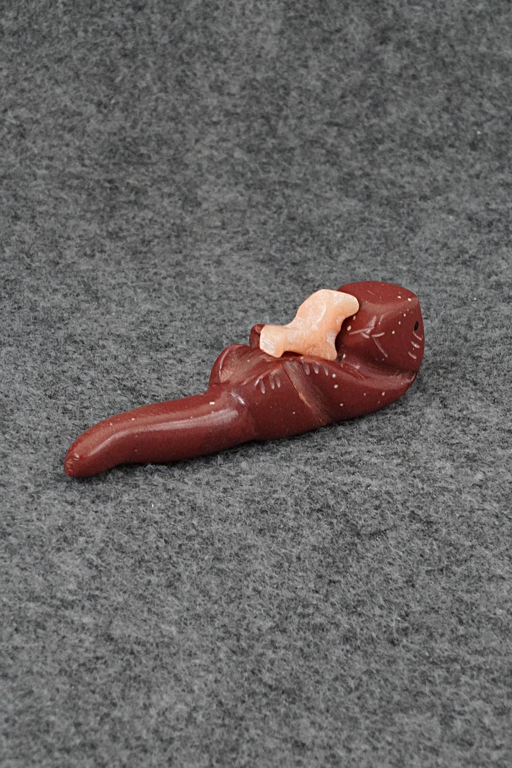 Otter Zuni Fetish Carving - Justin Red Elk