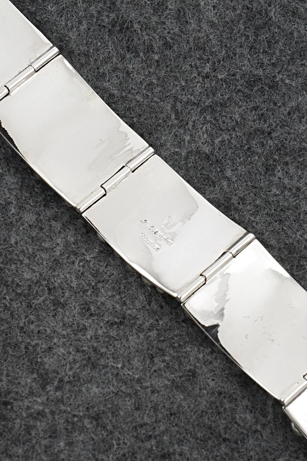 Turquoise & Sterling Silver Link Bracelet - Akee Douglas