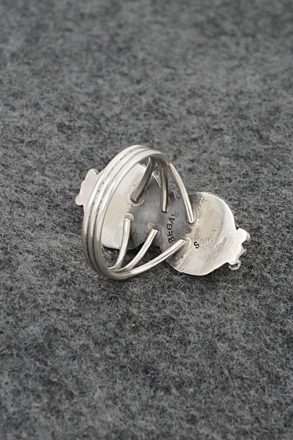 Turquoise & Sterling Silver Ring - Rena Begay - Size 9
