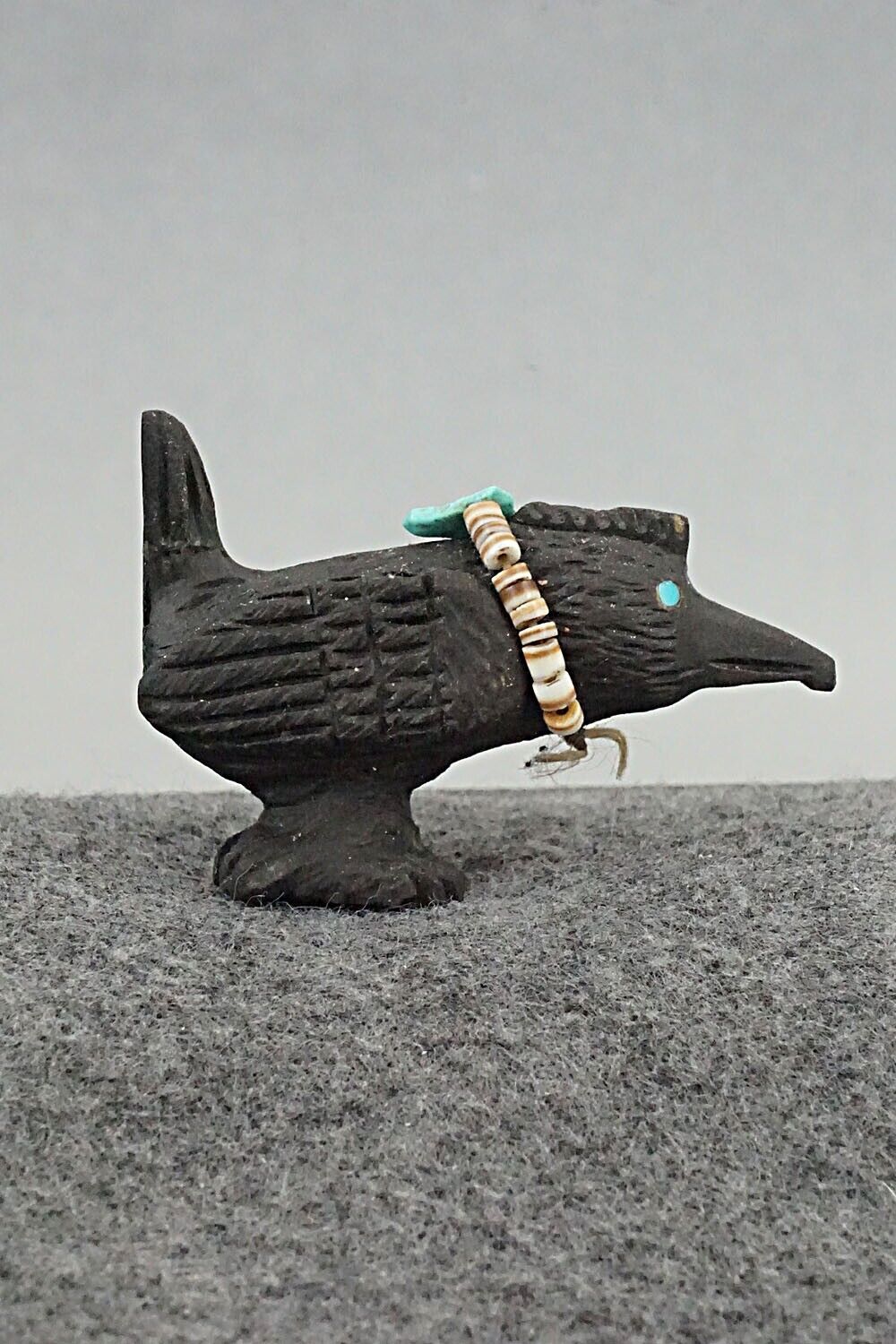 Roadrunner Zuni Fetish Carving - Carlton Comosona