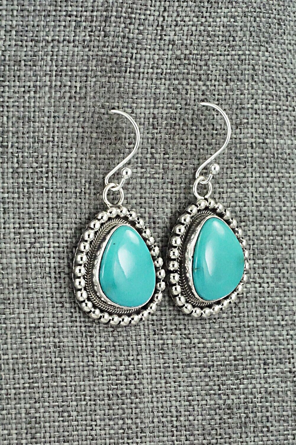 Turquoise & Sterling Silver Earrings - Mark Yazzie