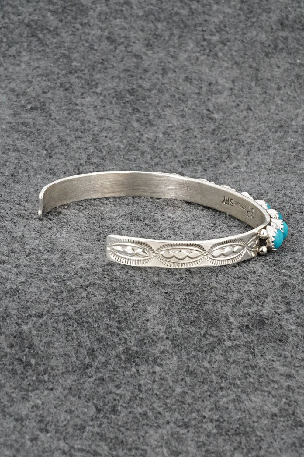 Turquoise & Sterling Silver Bracelet - Gaynell Parker