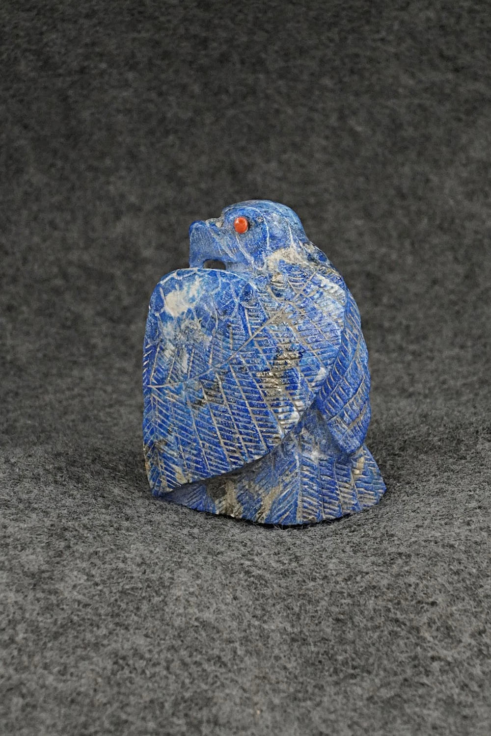 Eagle Zuni Fetish Carving - Derrick Kammasee