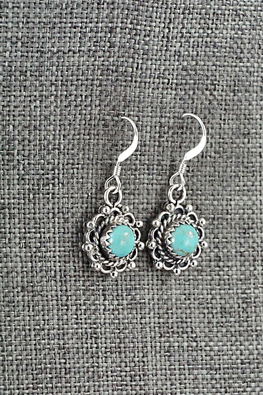 Turquoise & Sterling Silver Earrings - Emery Spencer