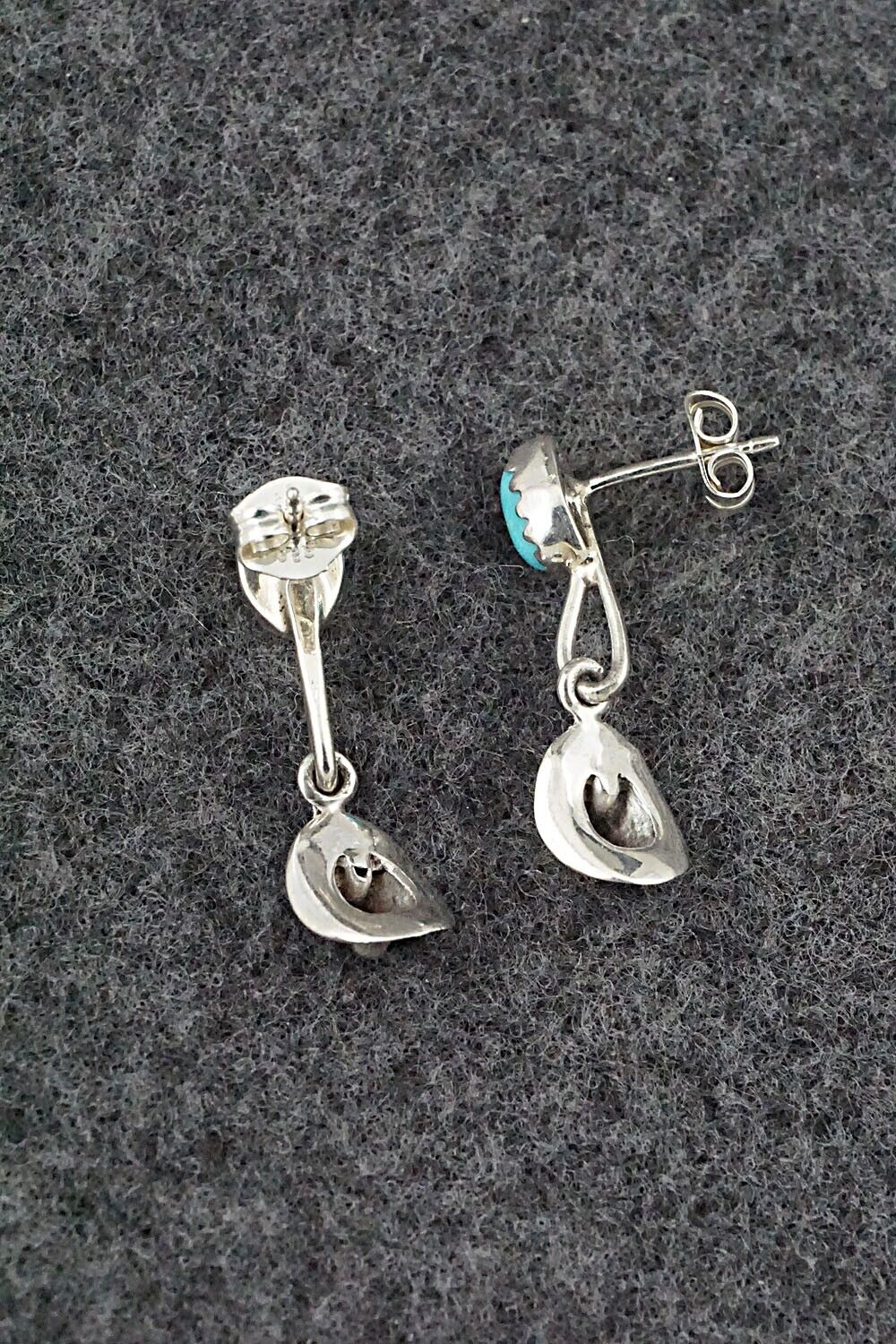 Turquoise & Sterling Silver Earrings - Sharon McCarthy