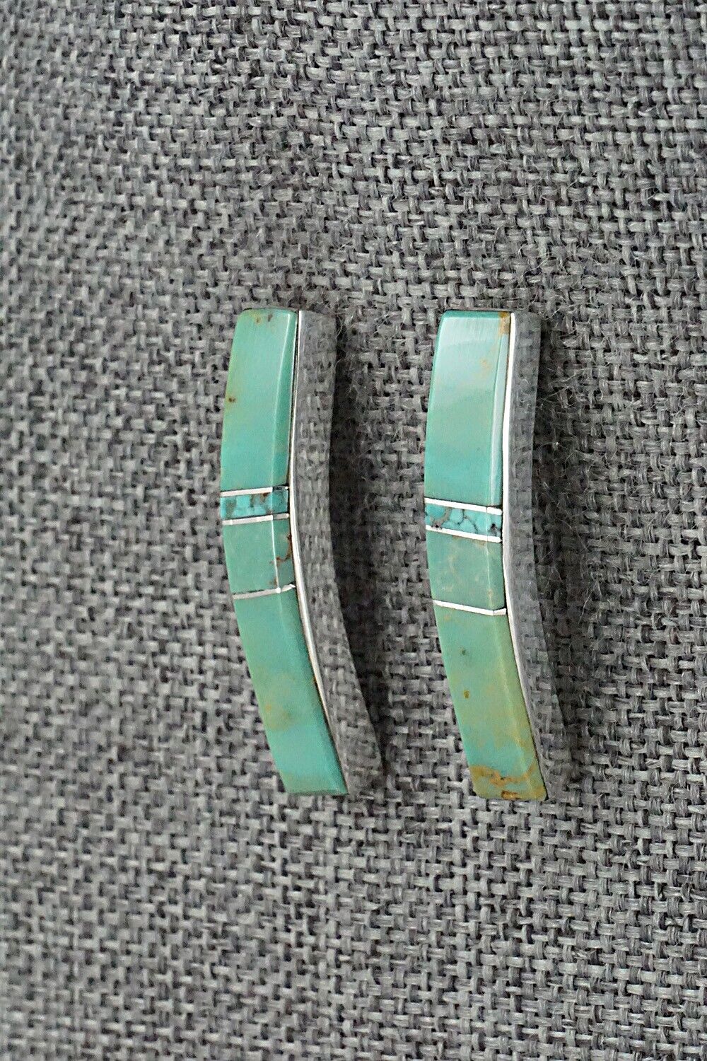 Turquoise & Sterling Silver Earrings - Marilyn Yazzie